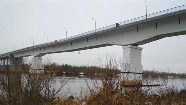 МЧС: движение по треснувшему мосту возле Турова полностью запрещено