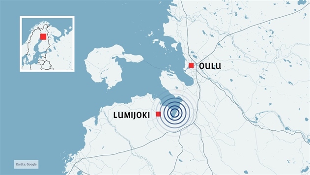 В Финляндии произошло землетрясение