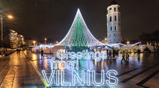 Рождество и Новый год 2018 в Вильнюсе